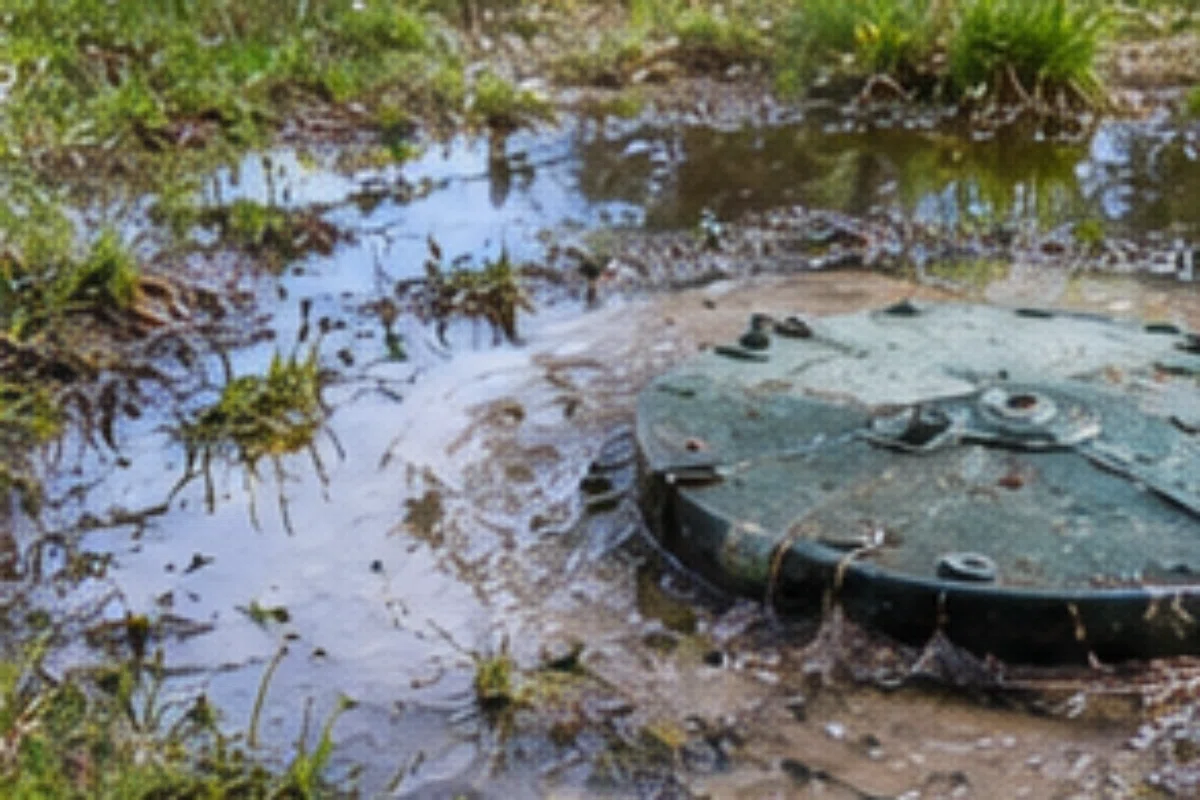 Professional repair work on a damaged septic tank wall or connection in Covington, KY